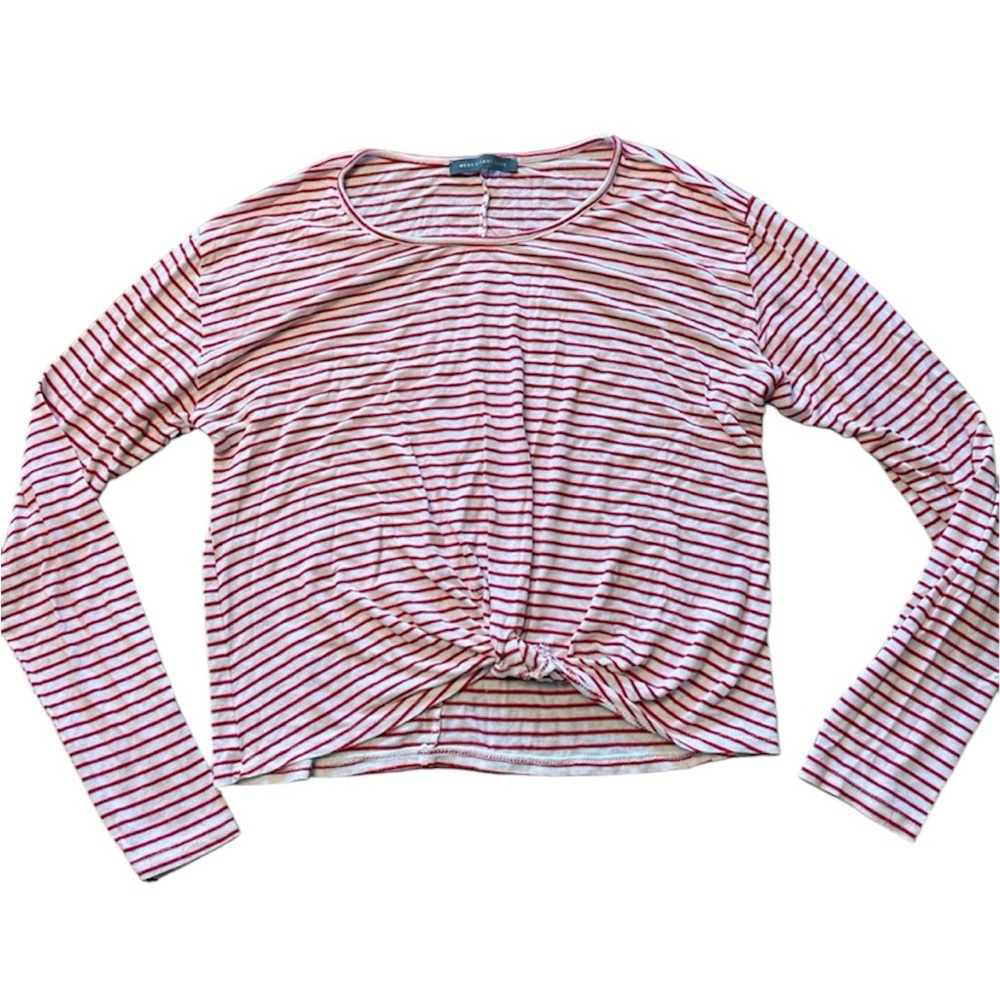 West Coast Love striped long sleeve tee